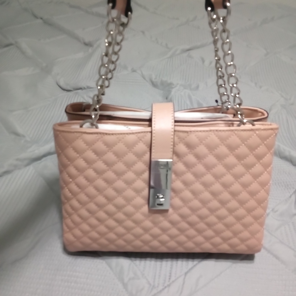 FACTORY CEDAR GUESS HANDBAG. ROSE COLOR - Picture 4 of 9